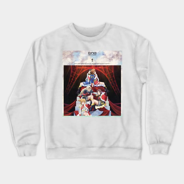 La Revue de Soirée Crewneck Sweatshirt by Shiromaru